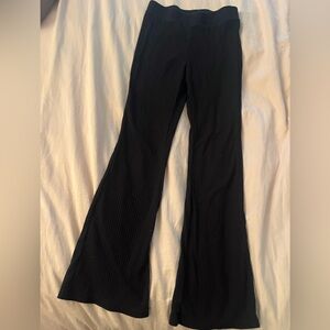 art class Black Ribbed Kids Leggings